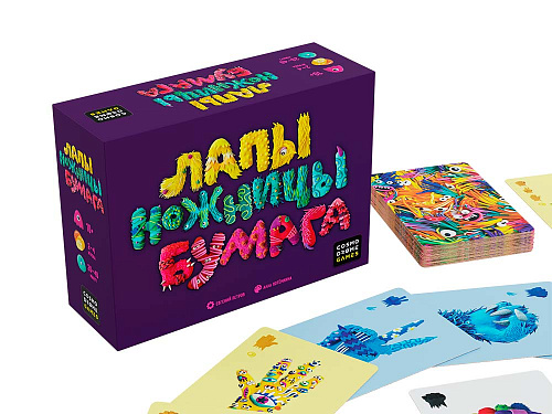 Настольная игра Лапы, ножницы, бумага