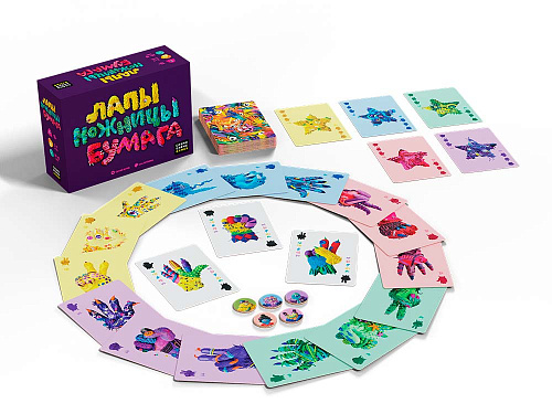 Настольная игра Лапы, ножницы, бумага