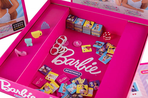 Настольная игра Barbie. Вечеринка, компоненты