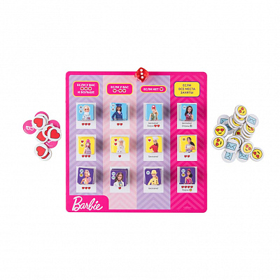 Настольная игра Barbie. Вечеринка, игровой процесс
