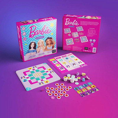 Настольная игра Barbie. Вечеринка, компоненты